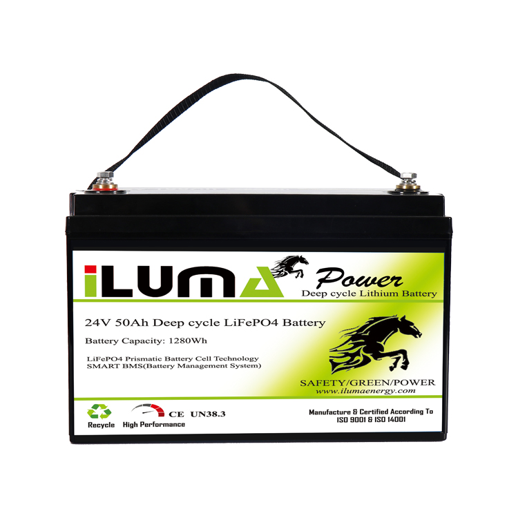 24V 50Ah LiFePO4 Battery