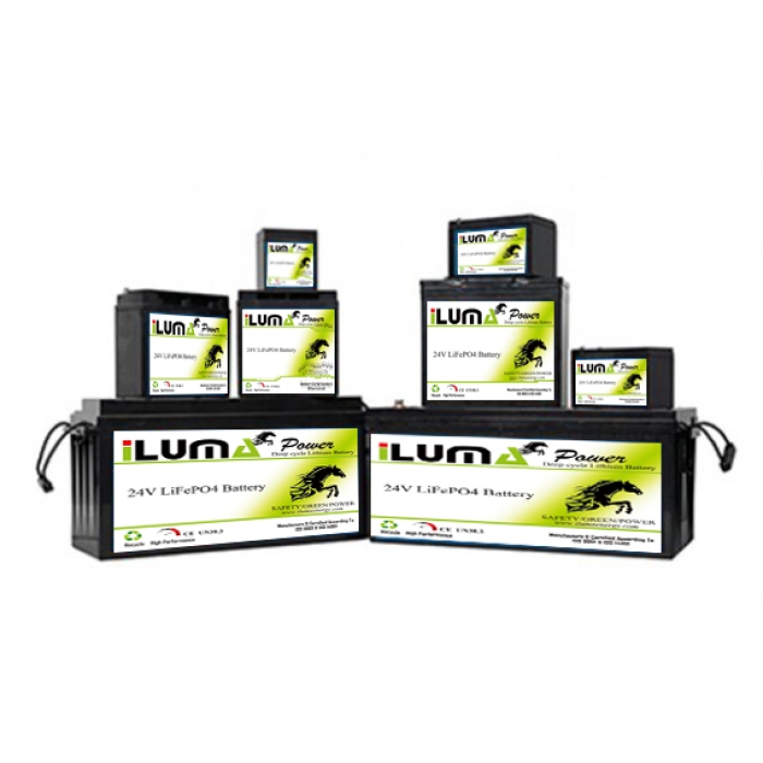 24V 100Ah LiFePO4 Battery