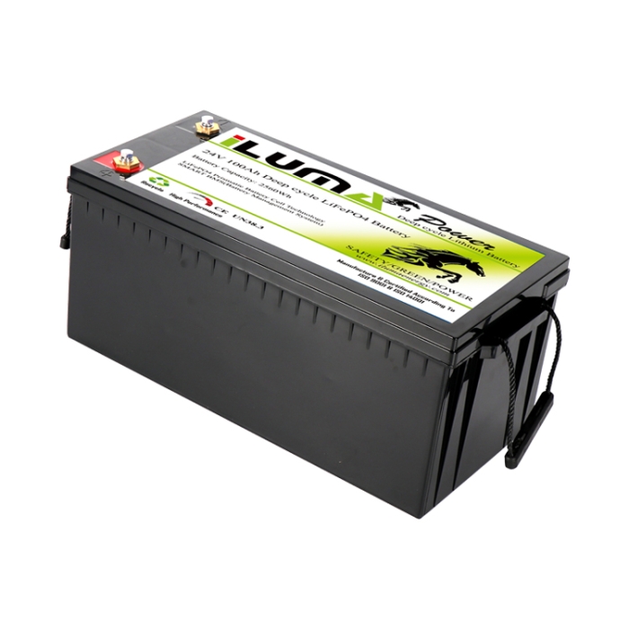 24V 100Ah LiFePO4 Battery