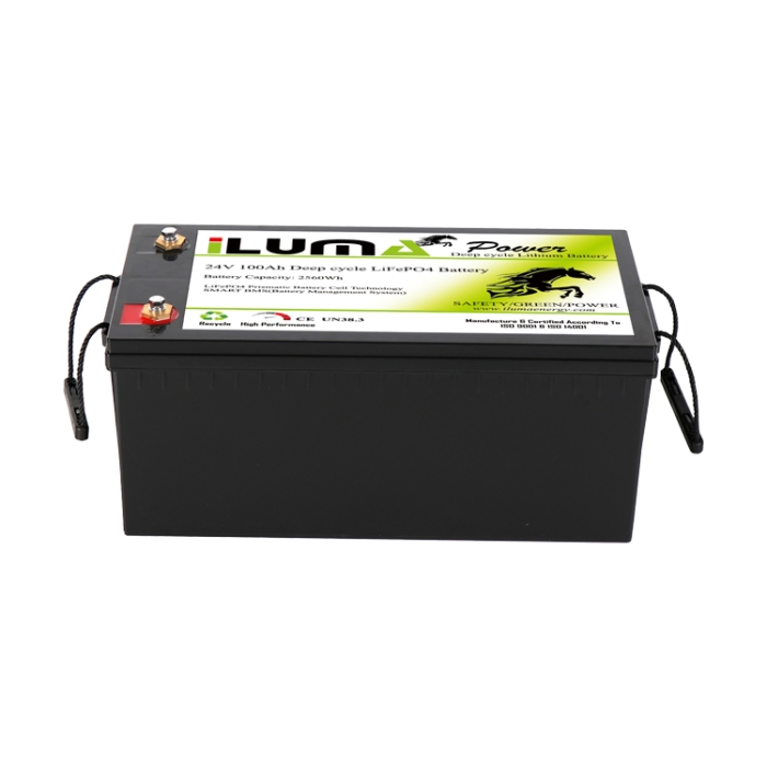 24V 100Ah LiFePO4 Battery