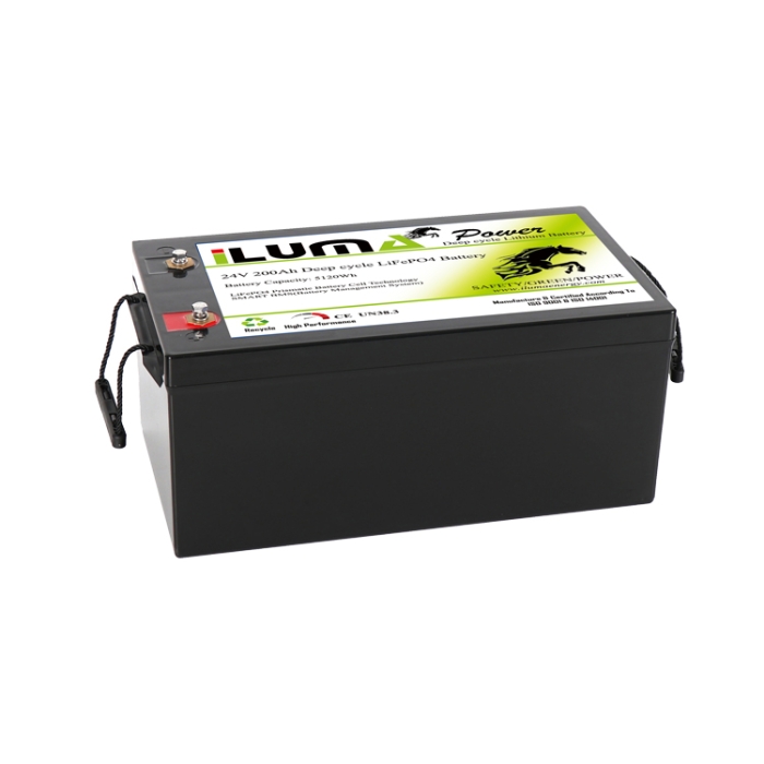 24V 200Ah LiFePO4 Battery