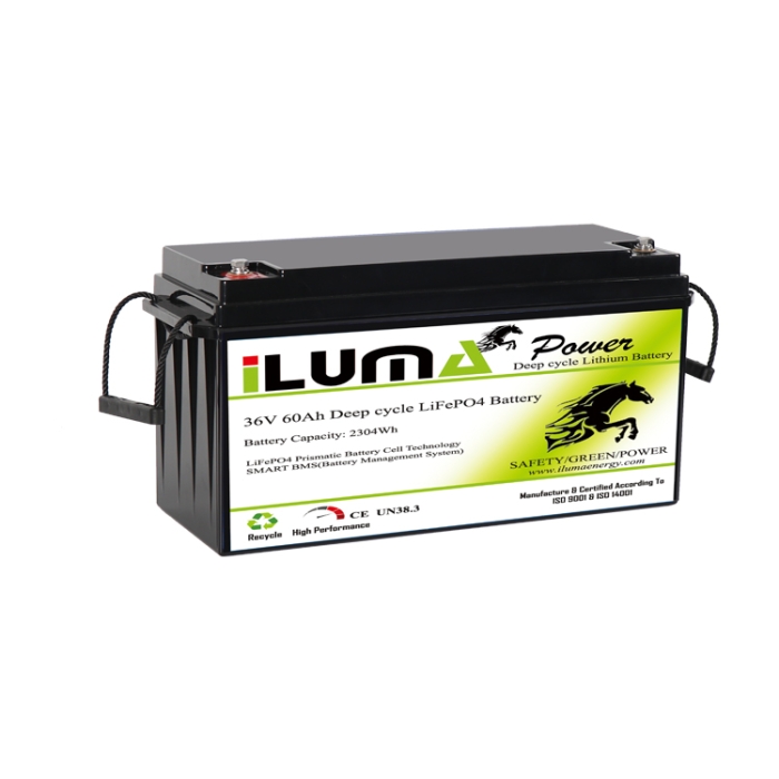 36V 60Ah LiFePO4 Battery