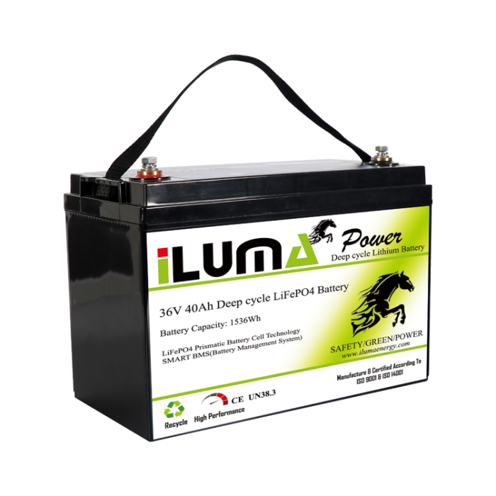 36V 40Ah LiFePO4 Battery