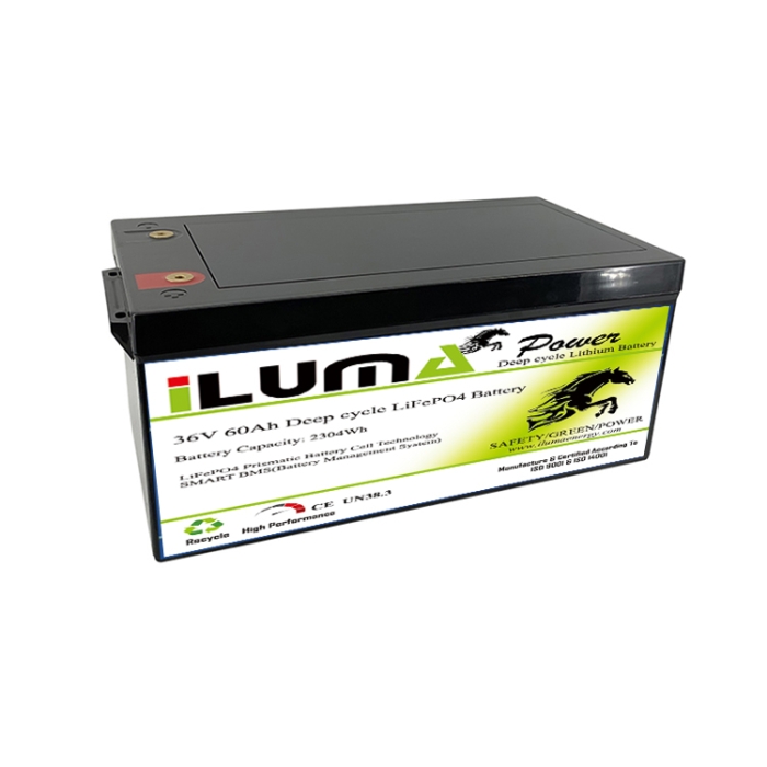 36V 60Ah LiFePO4 Battery