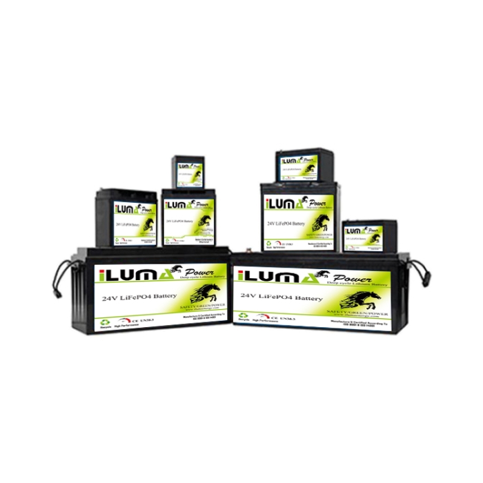 24V 10Ah LiFePO4 Battery