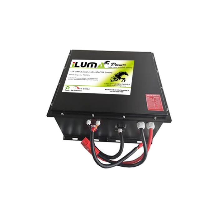 72V 100Ah LiFePO4 Battery