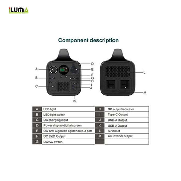 500W Portable Power Station